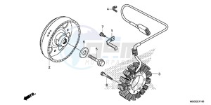 CB1100AE CB1100 ABS UK - (E) drawing GENERATOR