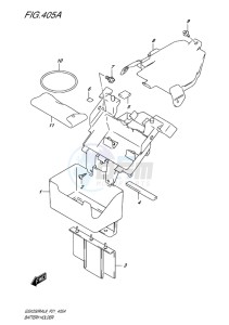 GSX-250 RA drawing BATTERY HOLDER