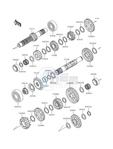 KLX 650 A [KLX650R] (A1-A3) [KLX650R] drawing TRANSMISSION