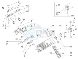 California 1400 Custom ABS 1380 drawing RH cylinder timing system