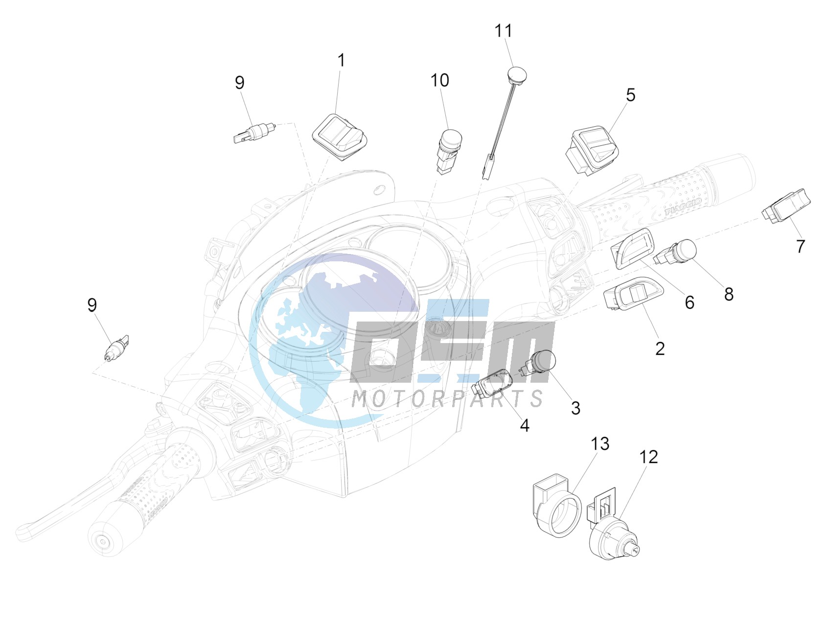 Selectors - Switches - Buttons