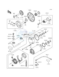 ZR 750 C [ZEPHYR 750] (C1-C3) [ZEPHYR 750] drawing STARTER MOTOR