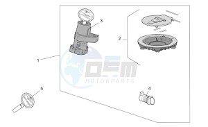 Griso V IE 850 drawing Lock hardware kit