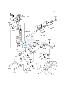 KLX250 KLX250SGF XX (EU ME A(FRICA) drawing Suspension/Shock Absorber