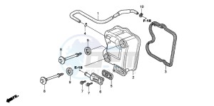 PES150 125 drawing CYLINDER HEAD COVER