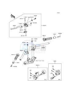 NINJA 300 EX300AGF XX (EU ME A(FRICA) drawing Handlebar