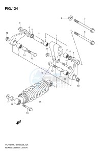 VLR1800 (E3-E28) drawing REAR CUSHION LEVER (VLR1800L1 E28)