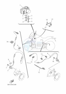 TRACER 7 MTT690 (B4T3) drawing ELECTRICAL 3