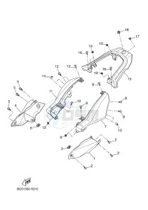 MTT690P-AB MT-07 TRACER TRACER 700 (B7K1 B7K1 B7K1 B7K1) drawing SIDE COVER