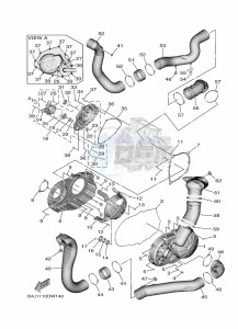 YXF1000EWS YX10FRPSN (B4JC) drawing CRANKCASE COVER 1