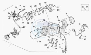 California 1100 Vintage Classic-Touring drawing Dashboard