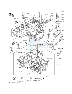 ZX 750 J [NINJA ZX-7] (J1-J2) [NINJA ZX-7] drawing CRANKCASE