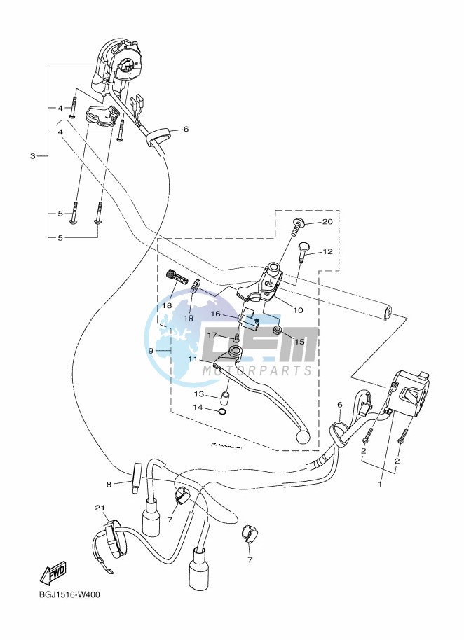 HANDLE SWITCH & LEVER