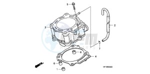 TRX450ERC drawing CYLINDER