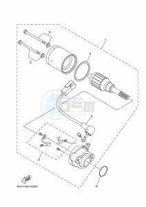 YZF125-A YZF-R125 (B5G5) drawing STARTING MOTOR