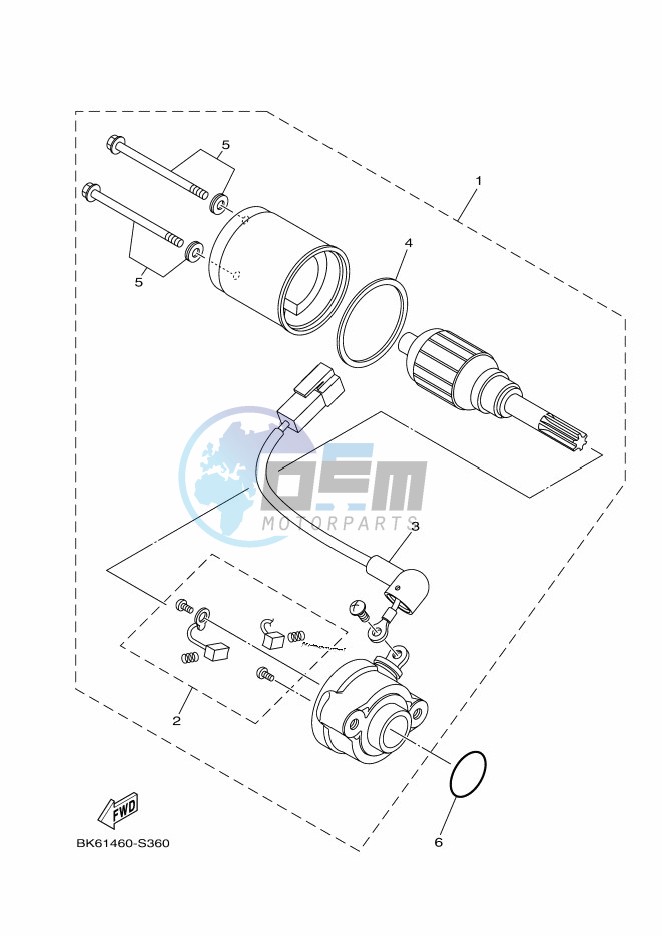 STARTING MOTOR