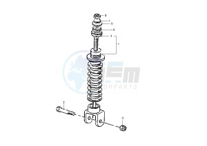 NRG PUREJET 50 drawing Rear Shock absorber