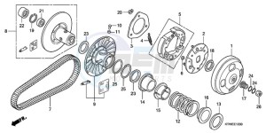 SH300A9 Europe Direct - (ED / ABS) drawing DRIVEN FACE