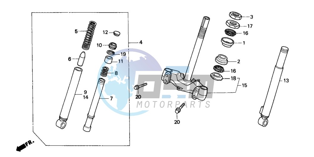 FRONT FORK/STEERING STEM