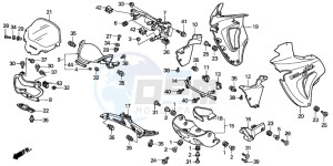 XL650V TRANSALP drawing COWL