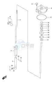 DF 50A drawing Shift Rod High Thrust