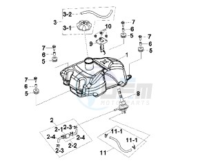 QUADLANDER 250 drawing FUEL TANK - FUEL CUT