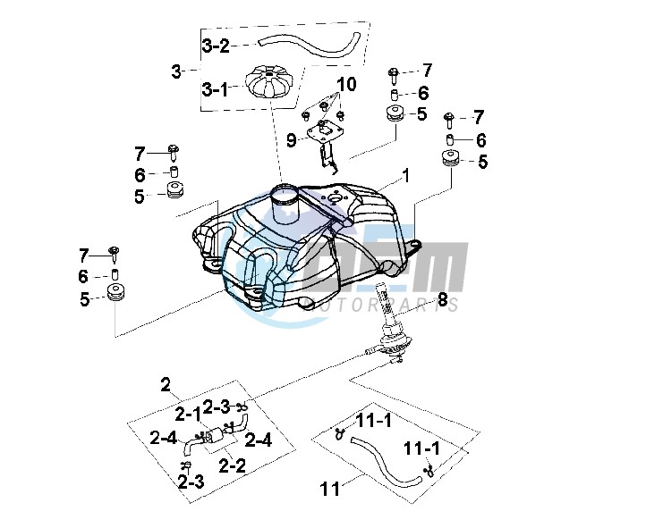 FUEL TANK - FUEL CUT