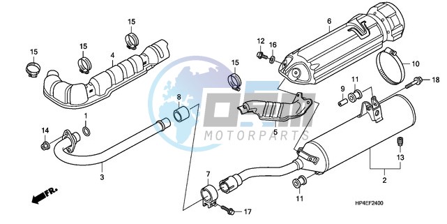 EXHAUST MUFFLER