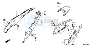 NC700XDD NC700X Dual Cluth ABS 2ED - (2ED) drawing SEAT COWL