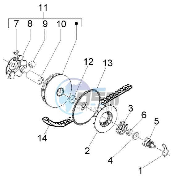 Driving pulley