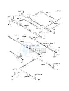 KAF 620 E [MULE 3010 4X4] (E6F-E8F) E7F drawing CABLES-- JK1AFCE1 6B543664 - - -