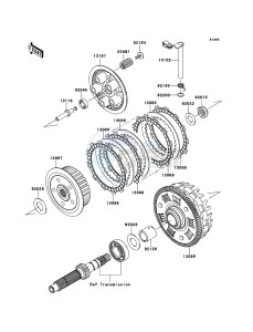 ER-6n ABS ER650D9F GB XX (EU ME A(FRICA) drawing Clutch