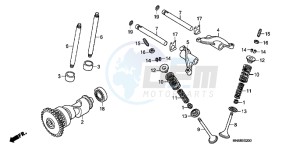 TRX250XD TRX250X Australia - (U) drawing CAMSHAFT