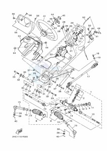 YXZ1000E YXZ1000R (B5J4) drawing STEERING