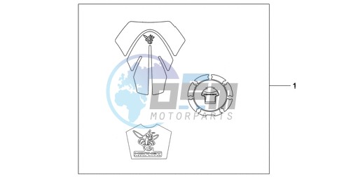 TANK PAD/FUEL FILLER CAP