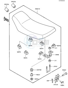 KLF 185 A [BAYOU 185] (A2-A4) [BAYOU 185] drawing SEAT