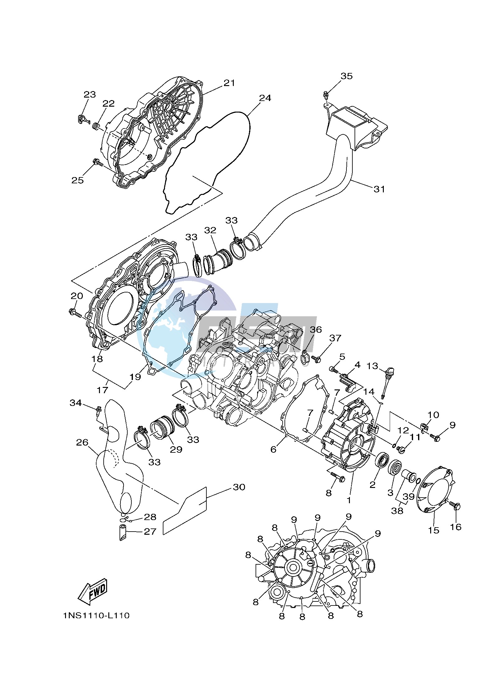 CRANKCASE COVER 1