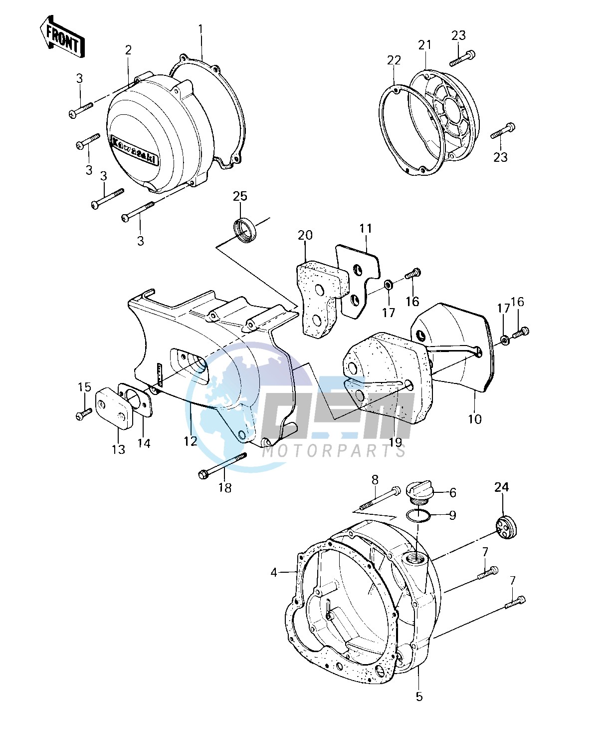 ENGINE COVERS -- 80-81 C1_C2- -