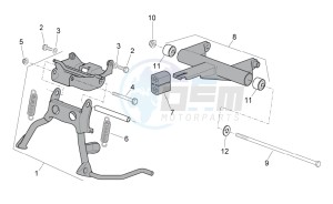 SR 50 carb. my 2014 drawing Central stand - Connecting rod