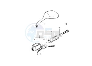 Runner VX-VXR 125-200 125 drawing Rear master cylinder