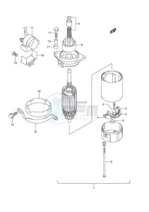 DF 25 drawing Starting Motor