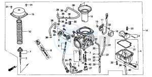 FX650 drawing CARBURETOR