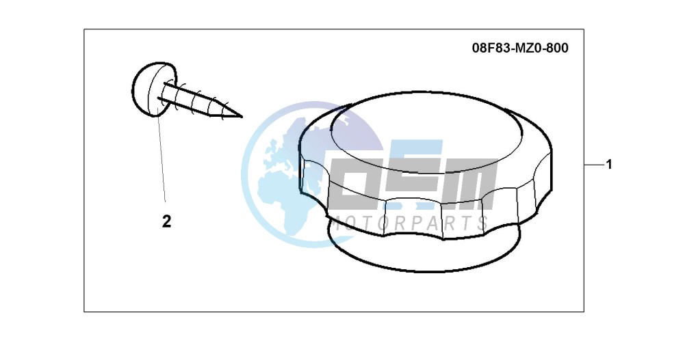 CHRM RADIATOR CAP