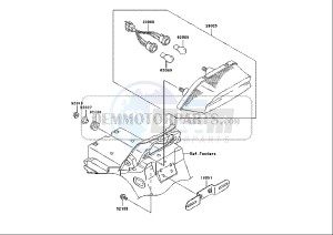 ZRX 1200 (EU) drawing TAILLIGHT