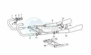 California III 1000 Carburatori Carburatori drawing Exhaust unit