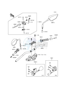 Z300 ER300AFF XX (EU ME A(FRICA) drawing Handlebar