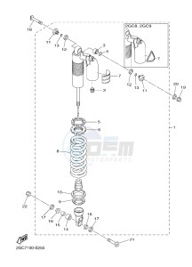 WR450F (2GC7 2GC8 2GC9 2GC9) drawing REAR SUSPENSION