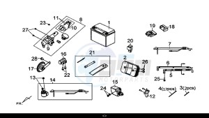 MAXSYM 600 I ABS EXECUTIVE (LX60A4-EU) (E4) (L7-M0) drawing ELECTRICAL PARTS