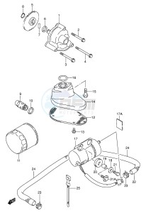 VL1500 (E2) drawing OIL PUMP FUEL PUMP