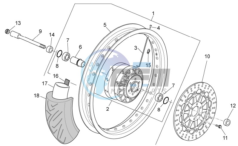 Front wheel